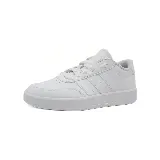Zapatillas Adidas Breaknet 3.0 de cuero sintético color blanco, con las tres tiras características de la marca en los laterales. Inspiradas en el estilo clásico de cancha, combinan simplicidad y versatilidad en un diseño urbano atemporal.
