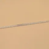 Pulsera de plata 925 con tres hileras de eslabones planos.