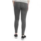 Calza larga de mujer color negro, de ajuste ceñido y material elástico.