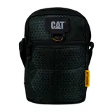 Bolso bandolera Caterpillar Rodney color borgoña con detalles en negro. Tiene un compartimento principal con cierre y un bolsillo trasero secreto. La correa es ajustable. Ideal para llevar una tablet de hasta 8 pulgadas.