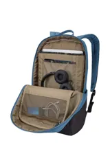 Mochila Thule Lithos de 20 litros, color azul con base negra.