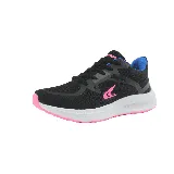 Championes deportivos Le Groupe para dama, color azul marino con detalles en verde agua y fucsia.
