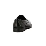 Zapato masculino de color marrón, con diseño clásico y detalle elástico en los laterales.
