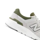 Championes urbanos New Balance modelo 997H, color azul con detalles en blanco, confeccionados en gamuza y malla, con logo "N" característico en los laterales y entresuela ENCAP.