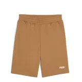 Short deportivo color mostaza con cintura elástica y logo Puma bordado en la pierna izquierda.