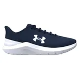 Championes de running Under Armour Phade RN 3, color azul marino con logo blanco y suela blanca.