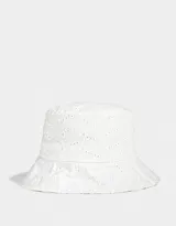 Piluso blanco con bordado de lazos.