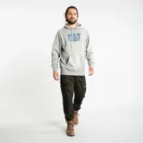 Botín acordonado de cuero color marrón, con cuello acolchado en cuero marrón oscuro y suela de goma con tecnología Ease.