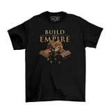 Remera negra de algodón con estampa del videojuego Age of Empires.