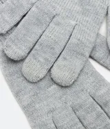 Guantes negros de acrílico con dedos touch screen.