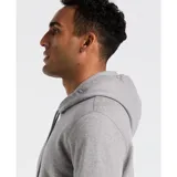 Buzo hoodie gris con cierre completo, confeccionado en felpa suave y logo Sticker Pete en el pecho.