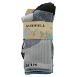 Calcetín técnico unisex color celeste con detalles en azul marino y negro. Confeccionado con tecnología CoolMax® EcoMade para una gestión de la humedad sostenible y soporte de arco para combatir la fatiga.