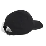 Gorra de béisbol Adidas Adicolor Classic Trefoil, unisex, color negro con logo del trifolio bordado en blanco.
