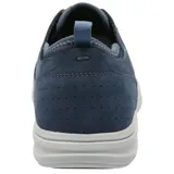 Zapatilla urbana Hush Puppies modelo Port, color tostado, con capellada de cuero y malla, cordones y suela con tecnología ZeroG de EVA.