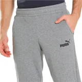 Pantalón de jogging gris de Puma, con corte ajustado, cintura elástica y logo estampado en la pierna izquierda.