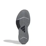 Championes Adidas Amplimove Trainer W, color negro con detalles blancos, ideales para entrenamiento. Presentan las tres tiras características de la marca en color blanco en el lateral.