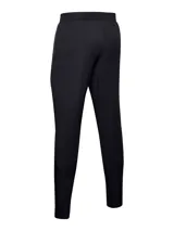 Pantalón de jogging negro Under Armour Unstoppable Taper, con corte ajustado y logo en la pierna izquierda.