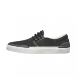 Zapatillas Etnies Marana Slip Lace XLT color gris oscuro, estilo slip-on con cordones elásticos decorativos y logo de la marca en el lateral. Suela blanca de goma.