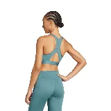 Top deportivo Adidas PWRCT BL color celeste con logo de la marca en el frente.