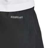 Shorts de running Adidas Run It color negro, de corte ajustado y cintura alta con cordón de ajuste. Confeccionados en tejido plano de poliéster reciclado con tecnología Aeroready y detalles reflectantes.