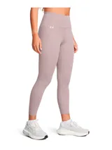 Calza deportiva Under Armour Motion Ankle Leg color azul con pretina alta, logo estampado en la cadera y bolsillo lateral.