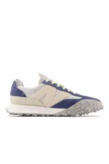 Championes New Balance XC-72, color azul, beige y gris.