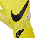 Guantes de fútbol Nike Goalkeeper Match para adulto, color negro con logo blanco.