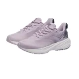 Championes de running 361 color celeste con detalles en lila y verde.