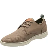 Zapatilla urbana Hush Puppies modelo Port, color tostado, con capellada de cuero y malla, cordones y suela con tecnología ZeroG de EVA.