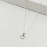 Conjunto Corazón en Plata 925 con Circonias