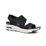 Sandalias casuales Skechers Arch Fit Brightest Day para mujer, color negro. Presentan una parte superior de tejido t


écnico Stretch Fit transpirable y una plantilla acolchada Arch Fit con soporte de arco certificado por podólogos.