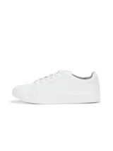 Championes blancos de Jack & Jones, con suela de goma y puntera redonda.