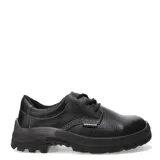 Zapato de seguridad Worker Composite color negro, con puntera de composite y plantilla antiperforante de kevlar.