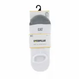 Pack de tres pares de medias invisibles para hombre, marca CAT, con tecnología Coolmax.