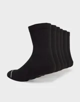 Pack de seis pares de medias Jordan Everyday unisex, color negro con detalles en blanco y logo Jumpman bordado en el tobillo.