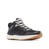 Zapatillas de trekking Columbia Facet 75 Mid Outdry, color beige con detalles en negro y blanco.