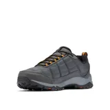 Zapatillas de trekking Columbia Firecamp Fleece III para hombre, color azul marino con detalles en negro y gris. Confeccionadas en material textil acolchado con forro polar y suela de goma con tecnología Omni-Grip.