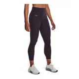 Calza deportiva Under Armour Motion Ankle Leg color azul con pretina alta, logo estampado en la cadera y bolsillo lateral.