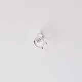 Anillo de plata 925 con diseño de árbol de la vida con circonias.