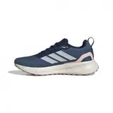 Championes Adidas Runfalcon 5 TR para running, color azul con detalles en blanco y rosa.