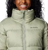 Campera inflada Columbia Puffect II Full Zip color negro, con cierre frontal, cuello alto y bolsillos laterales con cierre. Cuenta con aislamiento Thermarator™ y tejido impermeable.