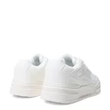 Championes urbanos Push Mangieri acordonados, color beige con detalles en blanco y suela marrón.