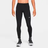 Pantalón largo negro de entrenamiento, elaborado con tecnología Dri-Fit para mayor comodidad.