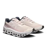 Championes de running Cloudmonster Void, color rosa pálido con suela blanca y detalles en gris.