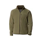 Campera polar Columbia Fast Trek II Fleece color verde oliva, con cierre frontal completo, cuello alto y bolsillos laterales con cierre.