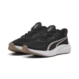 Championes Puma Skyrocket Lite 2, color negro con detalles en rosa y blanco, ideales para running y entrenamiento.