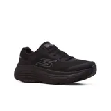 Championes de running Skechers Max Cushioning Endeavour, color negro, con capellada de malla y refuerzos sintéticos, cordones, plantilla Air-Cooled Goga Mat, amortiguación Soft Stride y entresuela Ultra Light.