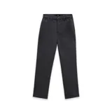 Pantalón de corte recto color gris oscuro, con bolsillos laterales y traseros. Cierre frontal con botón y cremallera. Diseño de la colaboración Vans X Breana Geering Skate.