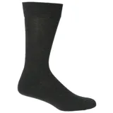 Calcetines largos de hombre color gris oscuro, confeccionados en algodón y spandex, con planta acolchada y tecnología antimicrobiana Silpure.