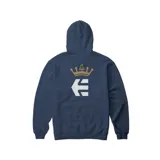Canguro azul marino con capucha y bolsillo tipo canguro. Logo de Etnies bordado en el pecho. Edición limitada en colaboración con el skater Aurelien Giraud.